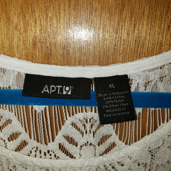 NWT Swim cover up XL off-white - Picture 3 of 5